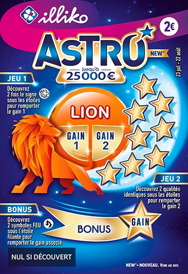 jeu a gratter astro