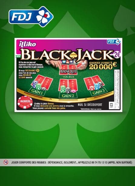 ticket gratter blackjack